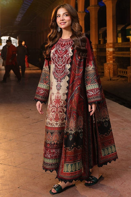 RR-280 Unstitched Digital Printed Lawn Suit 3pc With Digital Printed Lawn Dupatta