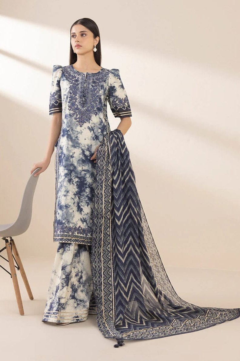 RR-SP500 Unstitched Digital Printed Lawn Suit 3pc With Digital Printed Lawn Dupatta