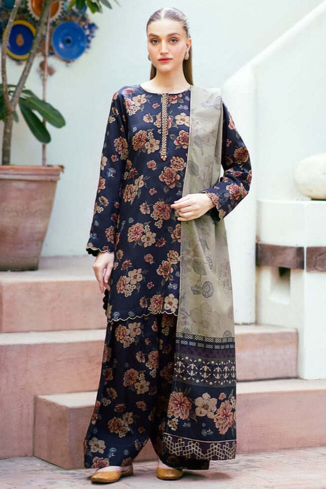 RR-BQ412 Digital Printed Lawn Suit 3pc With Lawn Digital Printed Dupatta