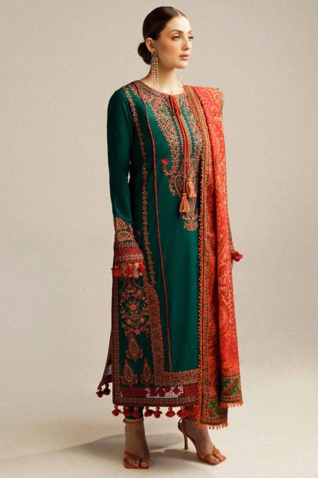RR-MB525 Lawn Embroidered Suit With Digital Printed Lawn Dupatta